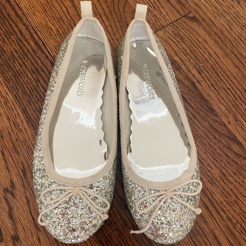 Crewcuts Glitter Ballet Flats